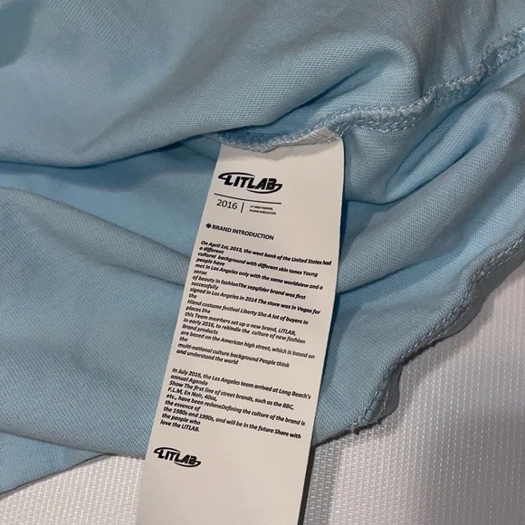 LITLAB something about attitude T-SHIRT M - Picture 11 of 17